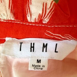 Cotton lined THML sun dress size M